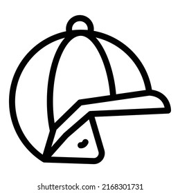 Plastic jockey helmet icon outline vector. Race sport. Run fast