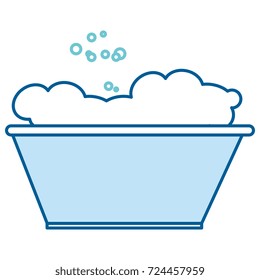 plastic laundry container with foam
