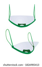 Plastikmundsieb. Vektorgrafik