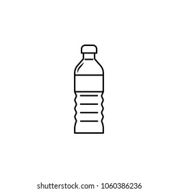plastic oil bottle icon. Element of bottle for mobile concept and web apps. Thin line icon for website design and development, app development. Premium icon on white background