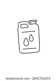 plastic oil bottle,  sunflower oil icon