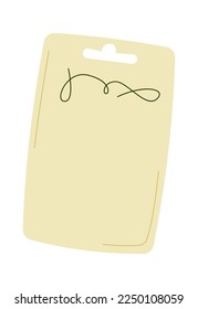 Paquete de plástico para el icono plano de semillas. Ilustración del vector