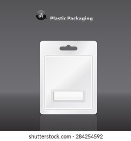 Plastic packaging for flash drive