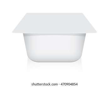 Plastic packaging for your design and logo. Easy to change colors. Mock up