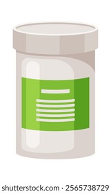 Plastic pills bottle medical container