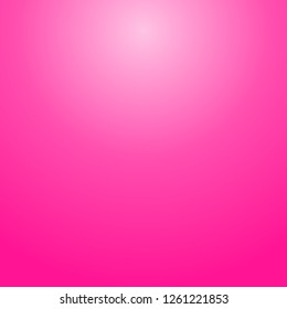 Plastic Pink or deep pink (#ff1493) sun gradient texture background in square illustration in vector.