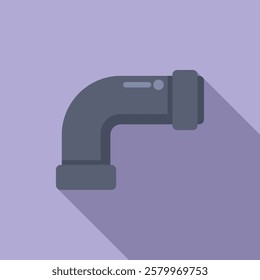 Plastic pipe fitting with a gasket is connecting two pipes