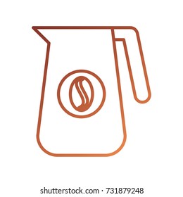 plastic pitcher with handle coffee beverage bean
