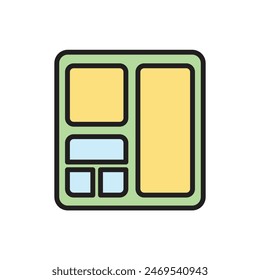Plastic Plate Icon Vector Illustration