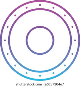 Plastic Plate vector icon. Can be used for printing, mobile and web applications.