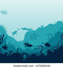 plastic pollution of the ocean. Garbage, waste. Eco concept. 
Ecological catastrophy. Trash of humanity pollutes nature. Vector.