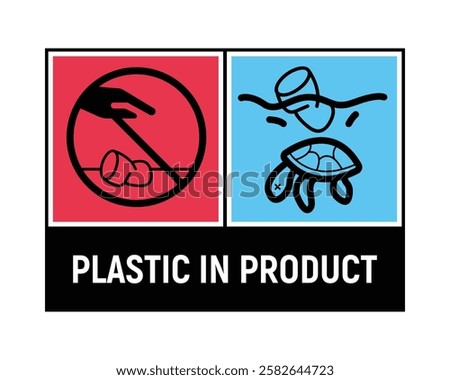 Plastic in Product Warning – Single-Use Cups, Environmental Pollution, and Marine Life Protection
