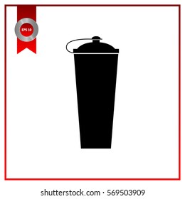 Plastic protein shaker