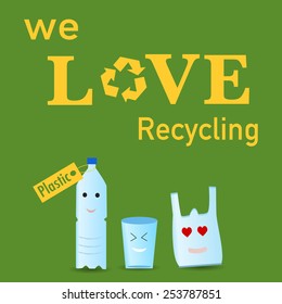 The plastic recycle poster