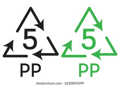 Plastic recycling code icon set. plastic recycling code 01-07 icon set. plastic recycling code symbol icon PETE, HDPE, PVC, LDPE, PP, PS, OTHER. Plastic, recycle, symbol, icons EPS 10