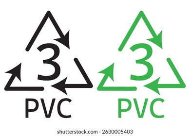 Plastic recycling code icon set. plastic recycling code 01-07 icon set. plastic recycling code symbol icon PETE, HDPE, PVC, LDPE, PP, PS, OTHER. Plastic, recycle, symbol, icons EPS 10