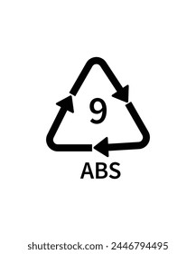 plastic recycling icon, vector best flat icon.