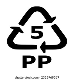 Ecology symbol for PP 5.ai Royalty Free Stock SVG Vector and Clip Art