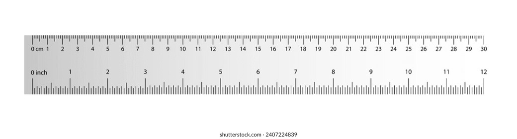 Regla de plástico sobre el icono de la línea de fondo blanca. Centímetro, escuela, medida, línea, dibujo, matemática, geometría, contador, brújula, longitud. Iconos vectores para empresas y publicidad