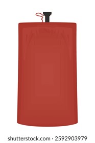 Plastic shampoo bottle. vector illustration