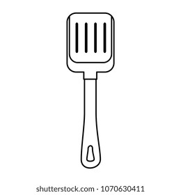 plastic shovel isolated icon