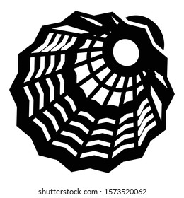 Plastic shuttlecock icon. Simple illustration of plastic shuttlecock vector icon for web design isolated on white background