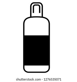 Plastic soda bottle vector illustration 