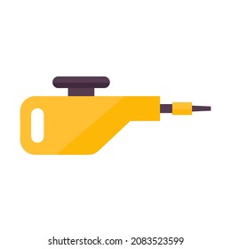 ilustración del vector de pantalla plana del filtro de vapor de plástico