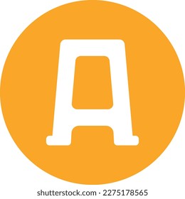 Plastic Stool vector icon. Can be used for printing, mobile and web applications.