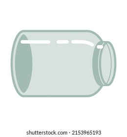 Plastic Storage Container. Garbage Recycle Bin. Vector Illustration Of Trash Container. Cartoon Plastic Trash For Dustbins Isolated On White