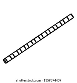 plastic straw accessory icon