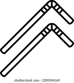 Plastic Straw vector icon. Can be used for printing, mobile and web applications.