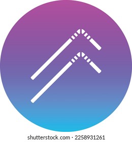 Plastic Straw vector icon. Can be used for printing, mobile and web applications.