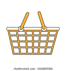 plastic supermarket basket