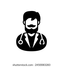 Plastic Surgeon icon in vector. Logotype
