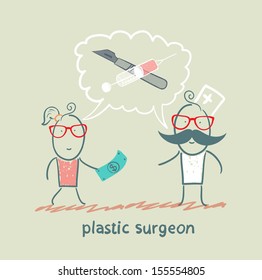 plastic surgeon says about the operation and the patient is looking at the money