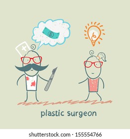 plastic surgeon thinks about money and listening to the patient