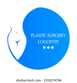 Plastic Surgery Clinic Logo. Medical Beauty Logotype. Emblem With Female Body. Body Correction Surgeon.