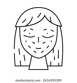 plastic surgery line icon vector. plastic surgery sign. isolated contour symbol black illustration