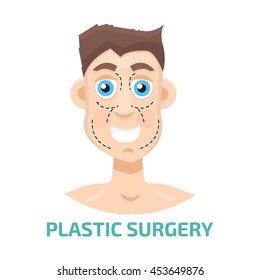 Plastic surgery man