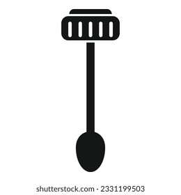 Plastic test swab icon simple vector. Lab sample. Data laboratory