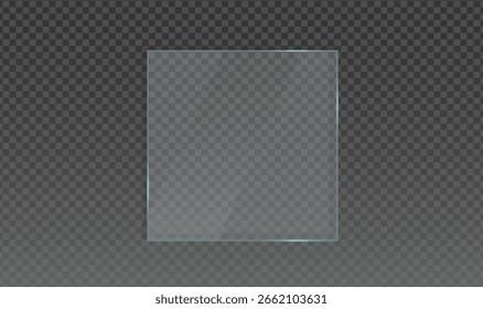 Insignia transparente plástica con la sombra ligera
