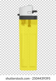 Kunststoff transparent klassisch leichter. Vektorgrafik auf kariertem Hintergrund