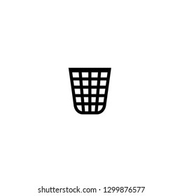 plastic trash can icon