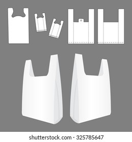 Plastic t-shirt bag