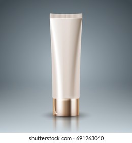 Plastic  tube - Packaging for cosmetics and toothpaste with reflect