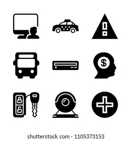 plastic, ui, music and interface icons in Web vector set. Graphics for web and design