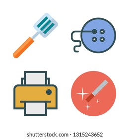 plastic vector icon set