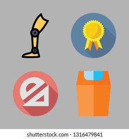 plastic vector icon set