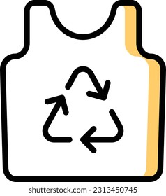 ilustración del vector de plástico sobre un fondo transparente. Símbolos de calidad superior. Iconos vectoriales de color de línea para el concepto y el diseño gráfico.